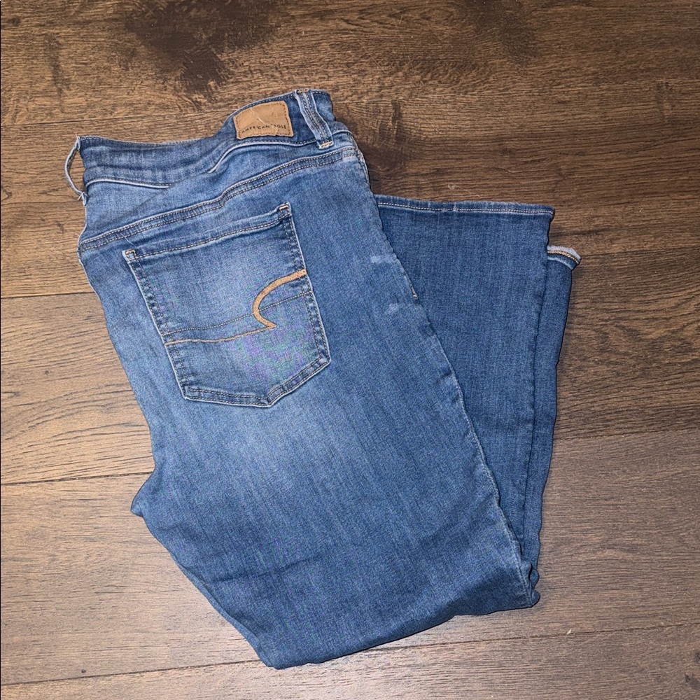 American Eagle Outfitters Artist Crop Jeans size 16 regular